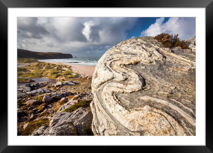 Gneiss. Framed Mounted Print by Ashley Cooper