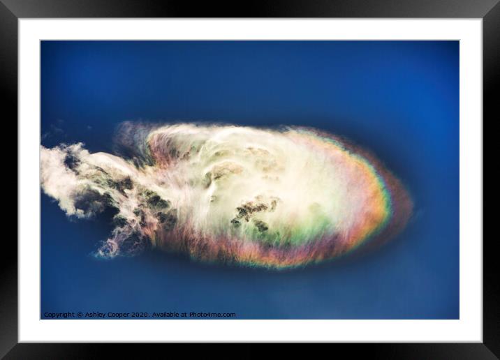 Ice cloud Framed Mounted Print by Ashley Cooper
