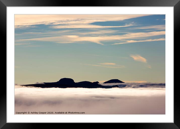 Gable cloud. Framed Mounted Print by Ashley Cooper