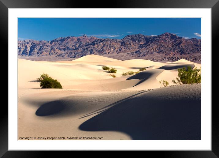 Dunes Framed Mounted Print by Ashley Cooper