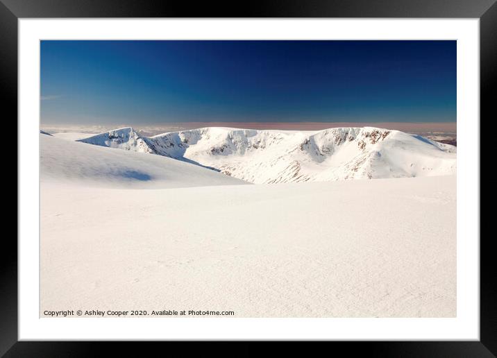 Cairngorms Framed Mounted Print by Ashley Cooper