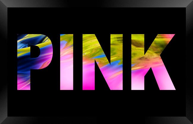 Pink. Framed Print by Ashley Cooper