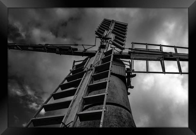 My Windmill is a monster Framed Print by Peter Smith