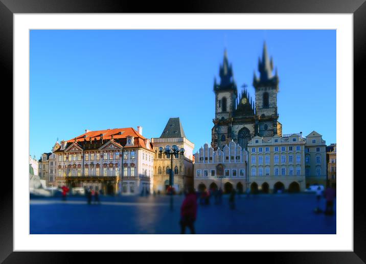 Old town square in Prague Framed Mounted Print by Jelena Maksimova