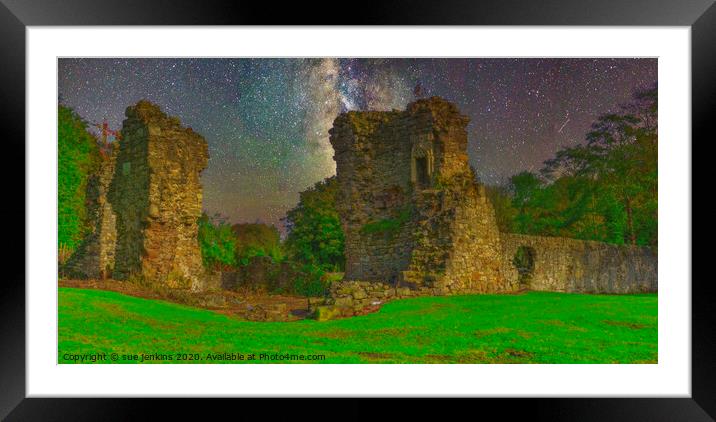 Dalden Tower Framed Mounted Print by sue jenkins