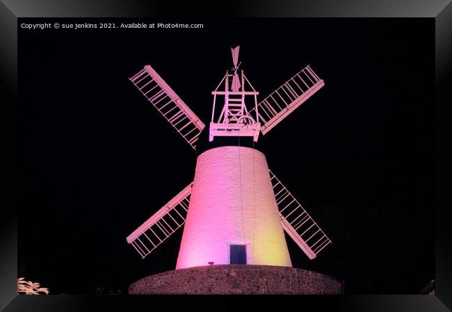 Fulwell Windmill Framed Print by sue jenkins
