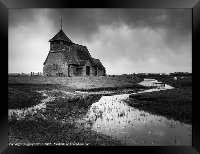 Fairfield church Framed Print by gary telford