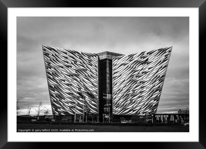 Titanic centre Framed Mounted Print by gary telford