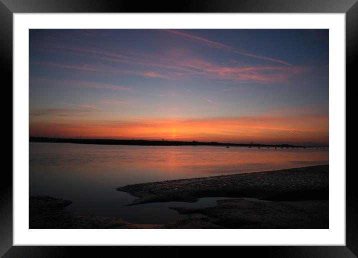 sunrise  Framed Mounted Print by zoe knight