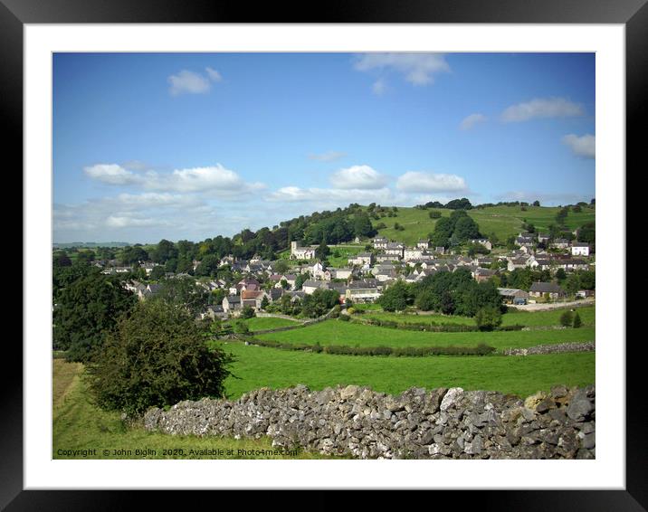 Brassington village in Derbyshire Framed Mounted Print by John Biglin