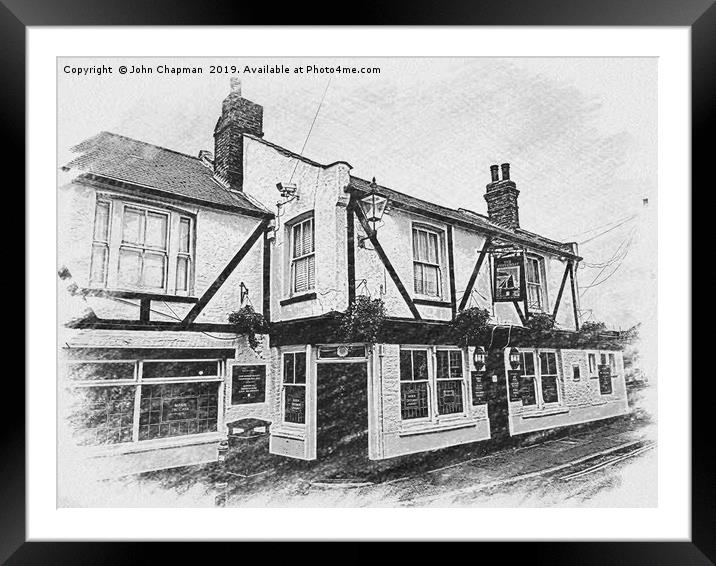 The Peterboat, Leigh-on-Sea, Essex Framed Mounted Print by John Chapman