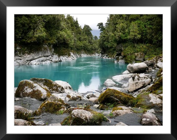 Hokitika Gorge, New Zealand Framed Mounted Print by Martin Smith