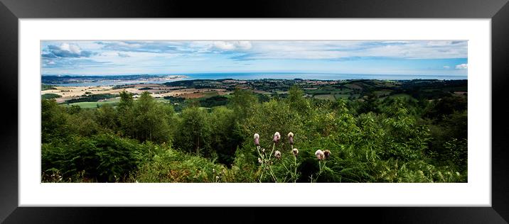 A View from the Hill Framed Mounted Print by Andy Bennette