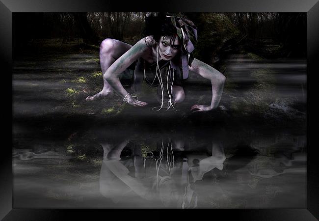 Swamp Girl Framed Print by Andy Bennette