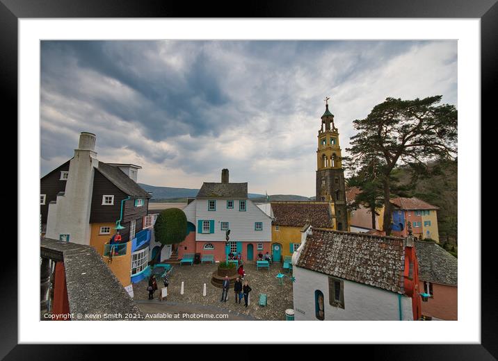 Portmeirion Village Framed Mounted Print by Kevin Smith