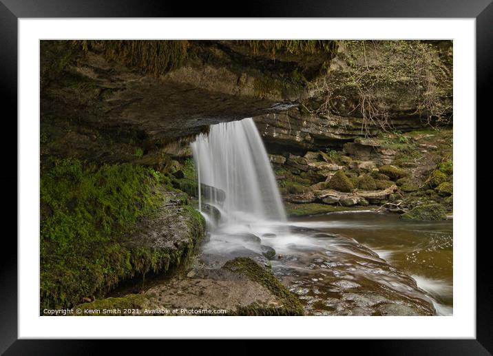 Cauldron Falls Wensleydale  Framed Mounted Print by Kevin Smith