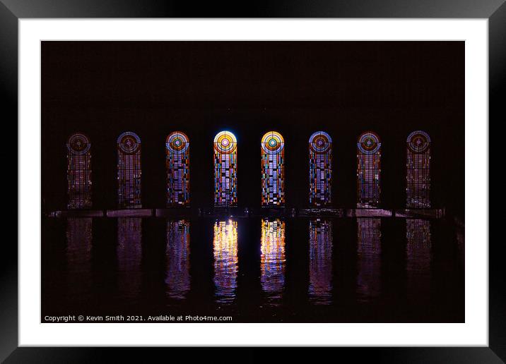 Liverpool Festival of Lights Framed Mounted Print by Kevin Smith