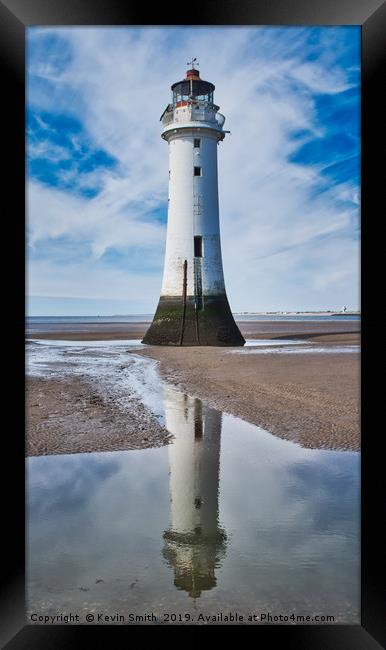 New Brighton Lighthouse Wirral Framed Print by Kevin Smith