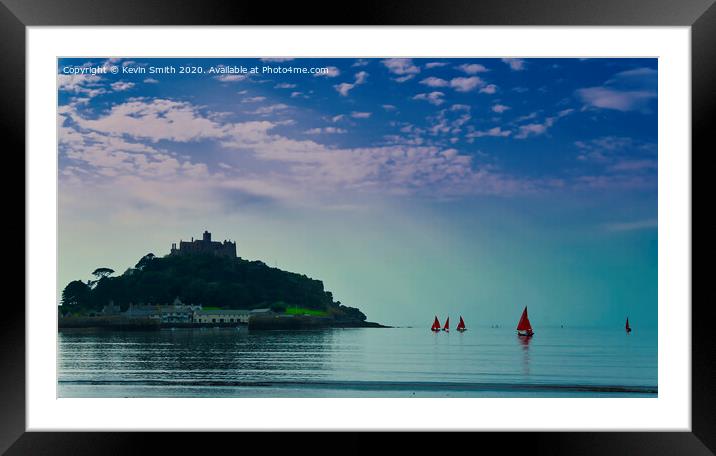 Saint Michaels Mount Cornwall Framed Mounted Print by Kevin Smith