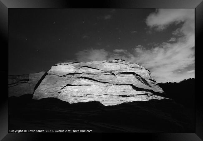 Red Rocks Hoylake Framed Print by Kevin Smith