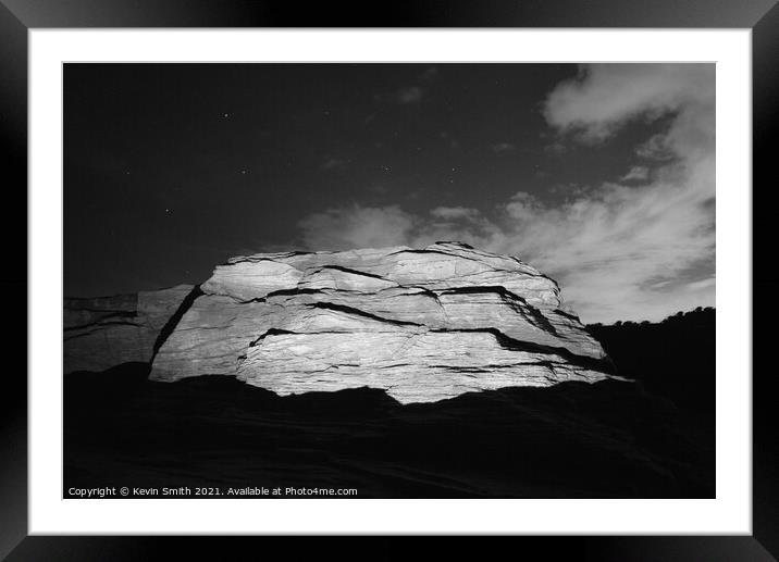 Red Rocks Hoylake Framed Mounted Print by Kevin Smith