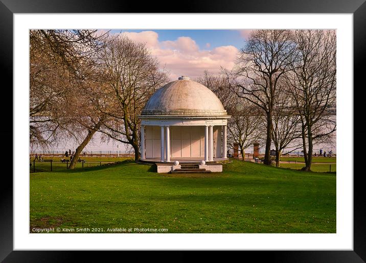 Vale Park Bandstand Framed Mounted Print by Kevin Smith
