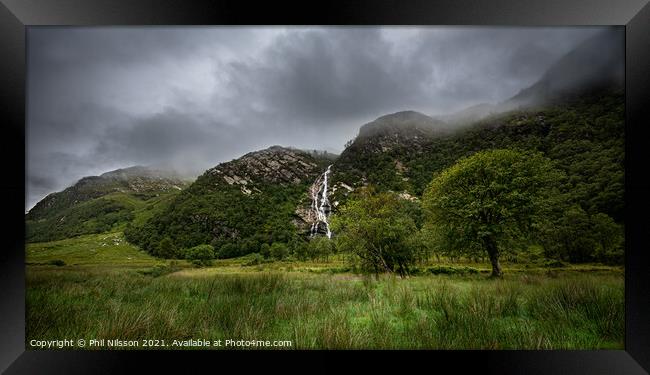 Steall Falls Framed Print by Phil Nilsson
