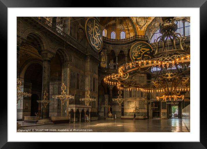 Hagia Sophia  Framed Mounted Print by Stuart Hill