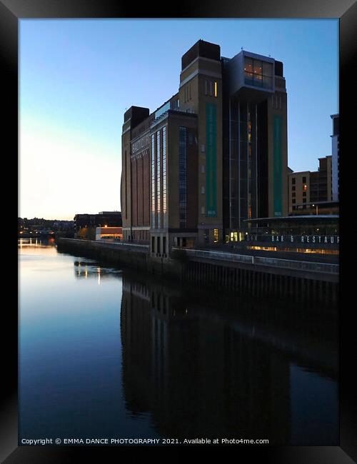 Sunrise at The Baltic Centre for Contemporary Art Framed Print by EMMA DANCE PHOTOGRAPHY