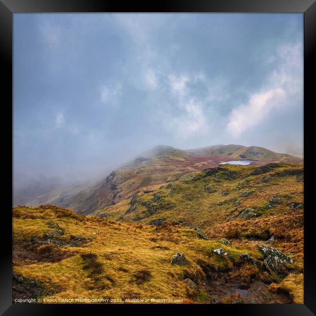 View from Calf Crag Framed Print by EMMA DANCE PHOTOGRAPHY
