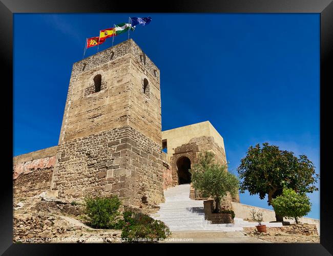 Alora Castle, Spain Framed Print by EMMA DANCE PHOTOGRAPHY