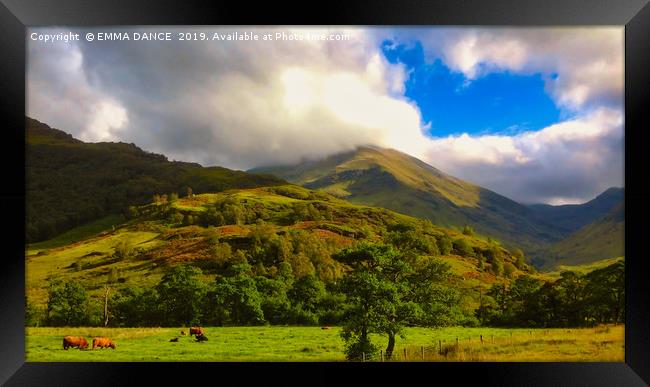 Glen Nevis, Scotland Framed Print by EMMA DANCE PHOTOGRAPHY