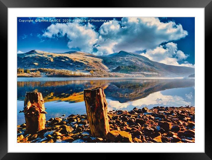  Early Morning at Thirlmere Reservoir  Framed Mounted Print by EMMA DANCE PHOTOGRAPHY