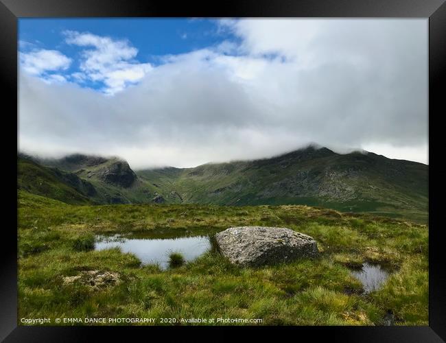 The Patterdale Fells, Lake District, Cumbria Framed Print by EMMA DANCE PHOTOGRAPHY