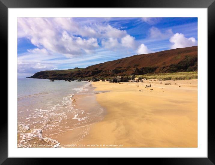 Dramatic coastline of the Isle of Islay Framed Mounted Print by EMMA DANCE PHOTOGRAPHY