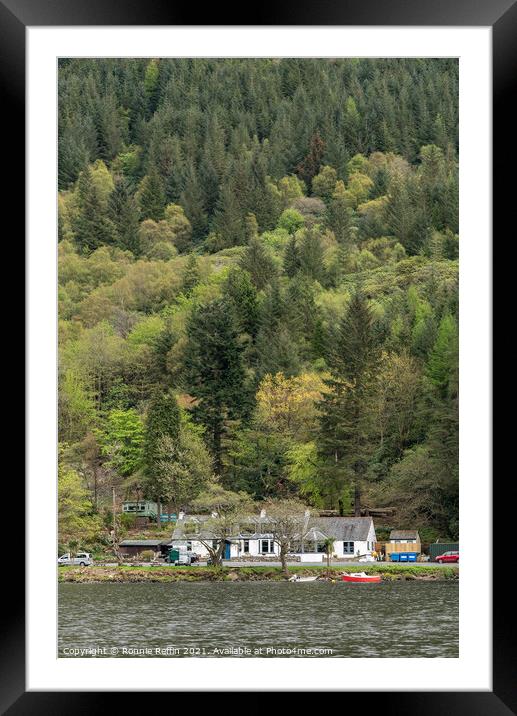 The Pub Below The Forest Framed Mounted Print by Ronnie Reffin