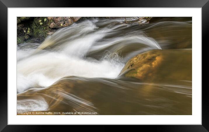 Fluid Framed Mounted Print by Ronnie Reffin