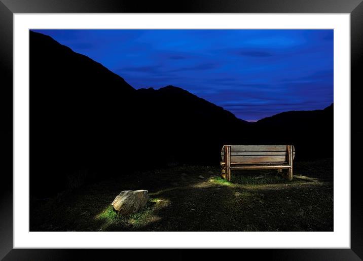 Smelling The Roses Framed Mounted Print by Ronnie Reffin