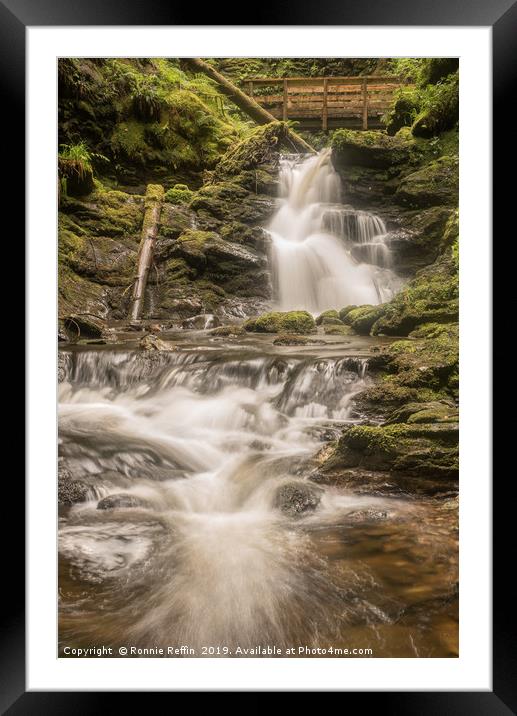 Deep In The Gorge Framed Mounted Print by Ronnie Reffin