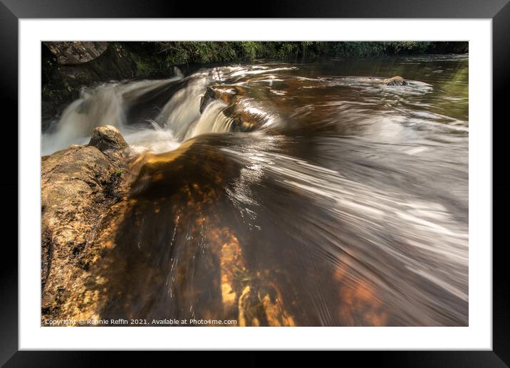 Rushing To The Drop Framed Mounted Print by Ronnie Reffin