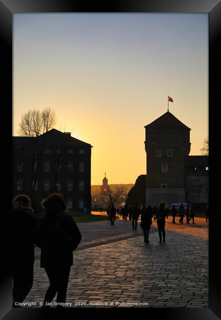 Wawel Castle Framed Print by Jan Gregory