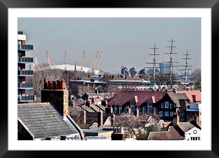 Old Masts, New Masts Framed Mounted Print by Karen Martin