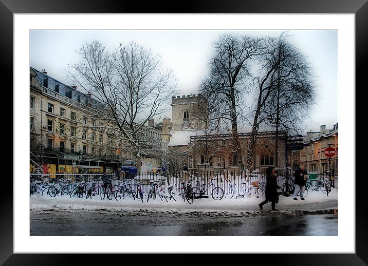 St Mary Magdalen Church Framed Mounted Print by Karen Martin