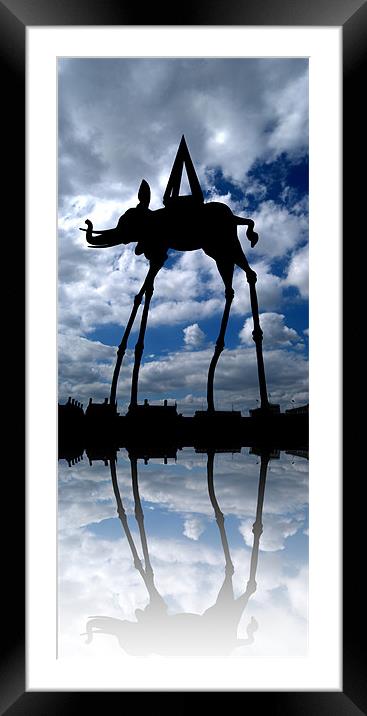 Creature of London Town Framed Mounted Print by Karen Martin