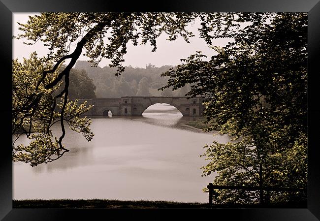 The Grand Bridge at Blenheim Framed Print by Karen Martin