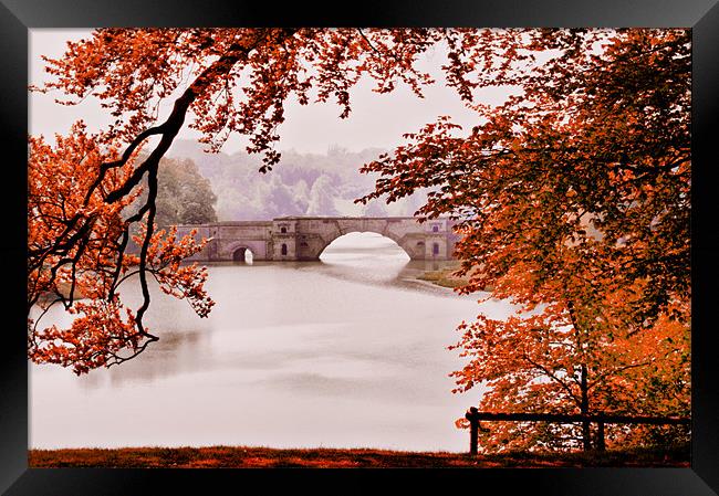 Blenheim Palace - The Grand Bridge Framed Print by Karen Martin