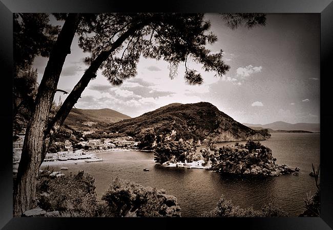 Parga Framed Print by Karen Martin