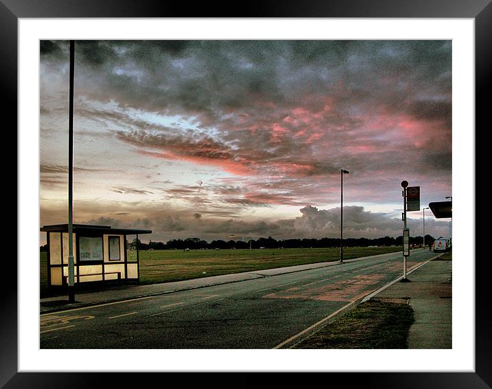 Sunset Over Blackheath Framed Mounted Print by Karen Martin