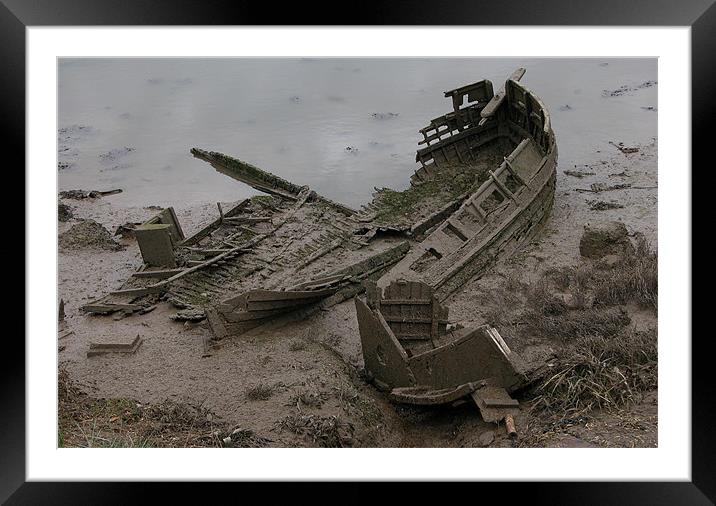 SHIPWRECKED Framed Mounted Print by Ray Bacon LRPS CPAGB