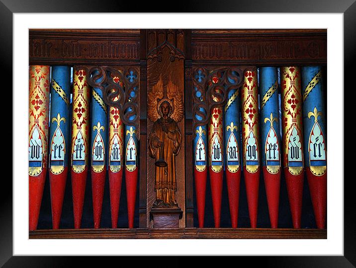 ORGAN CHIMES Framed Mounted Print by Ray Bacon LRPS CPAGB